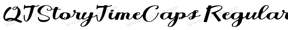 QTStoryTimeCaps Regular字体转换